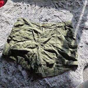 Olive Green Women's Shorts Maurices Size 20